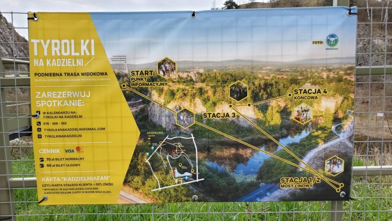 Rabka Zdrój - Inwestycje - Park tyrolski z amfiteatrem na pikniki firmowe - grafika Kadzielni NaLinie.TV