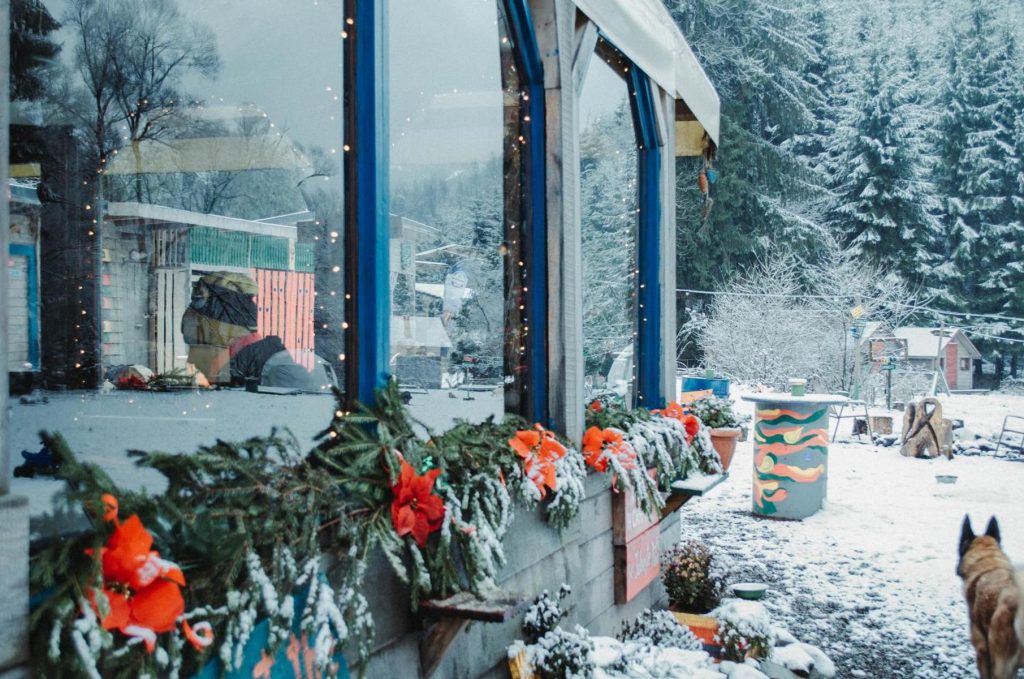 Rabka Zdrój - Wioska Dzieci Świata - Przykład z Rumunii - Zdjęcie z zimy