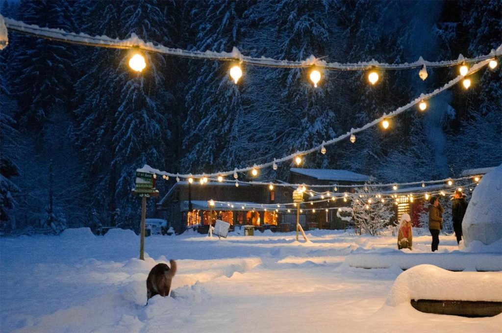 Rabka Zdrój - Wioska św. Mikołaja - Przykład z Rumunii - Zdjęcie z zimy
