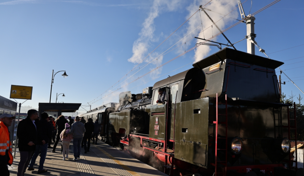 Rabka - Chabówka - Skansen - Retro pociągi - kurs Zaryte - dworzec PKP 1