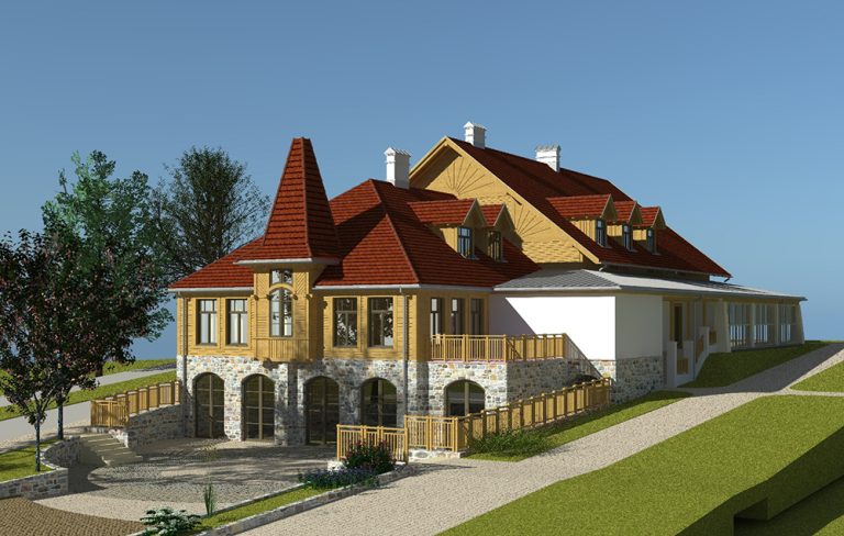 Rabka Zdrój - Willa_Pod_Gwiazda_ul_Parkowa - wizualizacja nowa 2